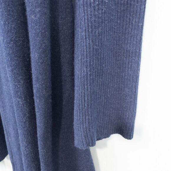 Eileen Fisher Cozy Viscose Stretch Knit Long Open Cardigan Womens Small Blue - Picture 11 of 16